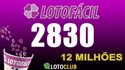 lotofacil 2830 - lotofacil 2836